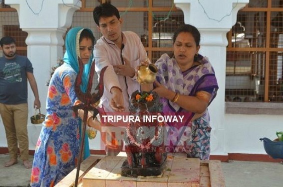 Hindus celebrate Maha Shiv Ratri festival in Tripura 